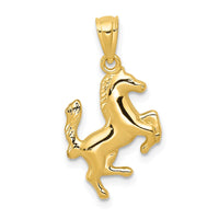 Load image into Gallery viewer, 14k Trotting Horse Pendant
