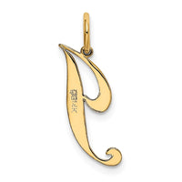 Load image into Gallery viewer, 14K Small Fancy Script Letter J Initial Charm
