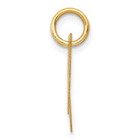 Load image into Gallery viewer, 14K Small Fancy Script Letter N Initial Charm
