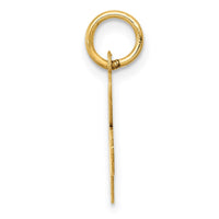 Load image into Gallery viewer, 14K Small Fancy Script Letter R Initial Charm
