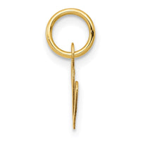 Load image into Gallery viewer, 14K Small Fancy Script Letter V Initial Charm
