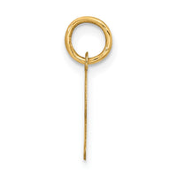 Load image into Gallery viewer, 14K Small Fancy Script Letter Z Initial Charm
