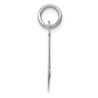 Load image into Gallery viewer, 14k White Gold Small Fancy Script Letter A Initial Charm
