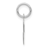 Load image into Gallery viewer, 14k White Gold Small Fancy Script Letter C Initial Charm
