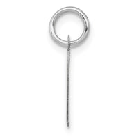 Load image into Gallery viewer, 14k White Gold Small Fancy Script Letter D Initial Charm
