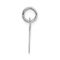 Load image into Gallery viewer, 14k White Gold Small Fancy Script Letter G Initial Charm
