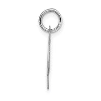 Load image into Gallery viewer, 14k White Gold Small Fancy Script Letter M Initial Charm
