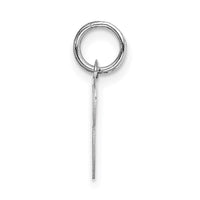 Load image into Gallery viewer, 14k White Gold Small Fancy Script Letter P Initial Charm
