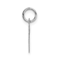 Load image into Gallery viewer, 14k White Gold Small Fancy Script Letter S Initial Charm
