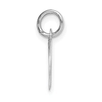 Load image into Gallery viewer, 14k White Gold Small Fancy Script Letter W Initial Charm
