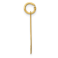 Load image into Gallery viewer, 14K Medium Fancy Script Letter I Initial Charm
