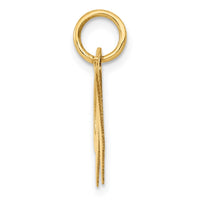 Load image into Gallery viewer, 14K Medium Fancy Script Letter W Initial Charm
