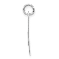 Load image into Gallery viewer, 14k White Gold Medium Fancy Script Letter A Initial Charm
