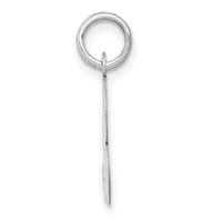 Load image into Gallery viewer, 14k White Gold Medium Fancy Script Letter B Initial Charm
