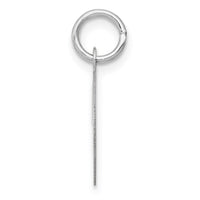 Load image into Gallery viewer, 14k White Gold Medium Fancy Script Letter D Initial Charm
