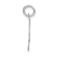 Load image into Gallery viewer, 14K White Gold Medium Fancy Script Letter F Initial Charm
