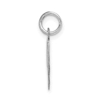 Load image into Gallery viewer, 14K White Gold Medium Fancy Script Letter W Initial Charm
