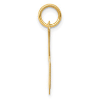 Load image into Gallery viewer, 14k Large Fancy Script Letter K Initial Charm
