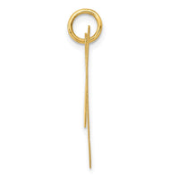 Load image into Gallery viewer, 14k Large Fancy Script Letter M Initial Charm
