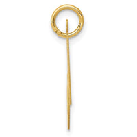 Load image into Gallery viewer, 14k Large Fancy Script Letter N Initial Charm
