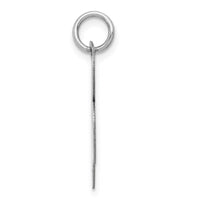 Load image into Gallery viewer, 14k White Gold Large Fancy Script Letter B Initial Charm
