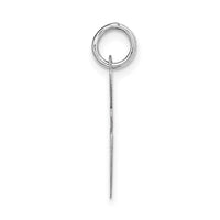 Load image into Gallery viewer, 14k White Gold Large Fancy Script Letter E Initial Charm
