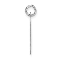 Load image into Gallery viewer, 14k White Gold Large Fancy Script Letter O Initial Charm
