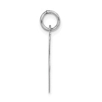 Load image into Gallery viewer, 14k White Gold Large Fancy Script Letter S Initial Charm
