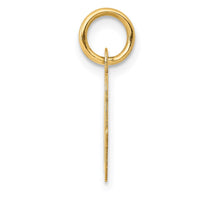 Load image into Gallery viewer, 14k Small Script Letter O Initial Charm

