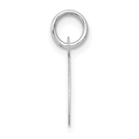 Load image into Gallery viewer, 14k White Gold Small Script Letter C Initial Charm
