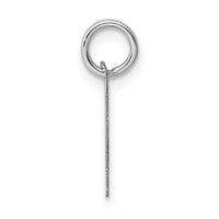 Load image into Gallery viewer, 14k White Gold Small Script Letter P Initial Charm
