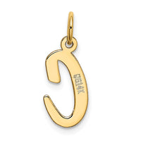 Load image into Gallery viewer, 14k Medium Script Letter C Initial Charm

