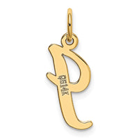 Load image into Gallery viewer, 14k Medium Script Letter I Initial Charm

