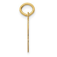 Load image into Gallery viewer, 14k Medium Script Letter W Initial Charm
