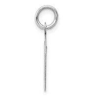 Load image into Gallery viewer, 14k White Gold Medium Script Letter D Initial Charm
