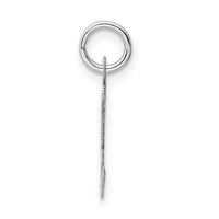 Load image into Gallery viewer, 14k White Gold Medium Script Letter H Initial Charm
