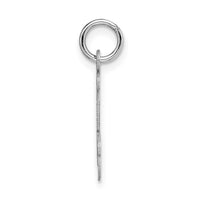 Load image into Gallery viewer, 14k White Gold Medium Script Letter J Initial Charm
