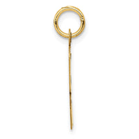 Load image into Gallery viewer, 14k Large Script Letter K Initial Charm
