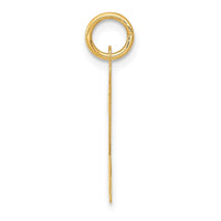 Load image into Gallery viewer, 14k Large Script Letter N Initial Charm
