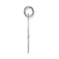 Load image into Gallery viewer, 14k White Gold Large Script Letter G Initial Charm
