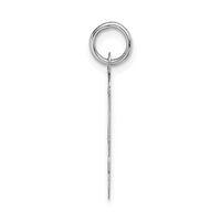 Load image into Gallery viewer, 14k White Gold Large Script Letter J Initial Charm
