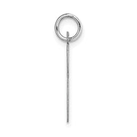 Load image into Gallery viewer, 14k White Gold Large Script Letter S Initial Charm
