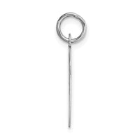 Load image into Gallery viewer, 14k White Gold Large Script Letter V Initial Charm
