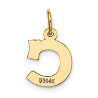 Load image into Gallery viewer, 14k Small Block Letter C Initial Charm
