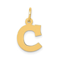 Load image into Gallery viewer, 14k Small Block Letter C Initial Charm
