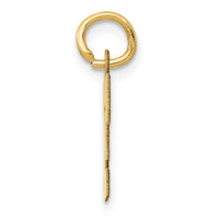 Load image into Gallery viewer, 14k Small Block Letter F Initial Charm
