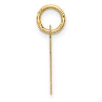 Load image into Gallery viewer, 14k Small Block Letter H Initial Charm
