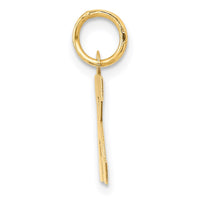 Load image into Gallery viewer, 14k Small Block Letter K Initial Charm
