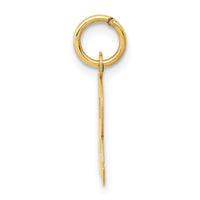 Load image into Gallery viewer, 14k Small Block Letter R Initial Charm
