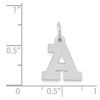 Load image into Gallery viewer, 14KW Small Block Letter A Initial Charm
